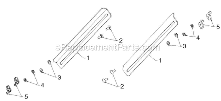 Auger Housing Impeller Diagram and Parts List for 1650EXL 96193008701 - 2012-08 Husqvarna Snow Blower
