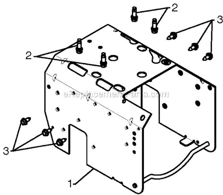 Chassis Engine Pulleys Diagram and Parts List for 1650EXL 96193008702 - 2012-08 Husqvarna Snow Blower
