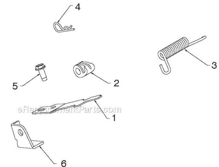 Handle Diagram and Parts List for 1650EXL 96193008702 - 2012-08 Husqvarna Snow Blower