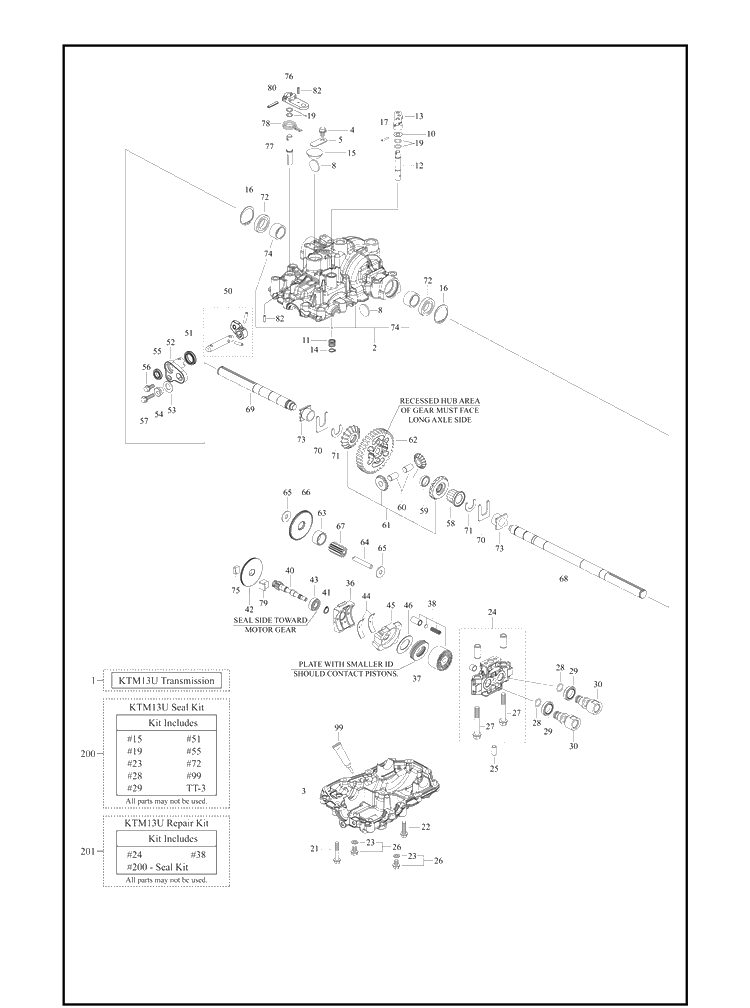 Transmission Diagram and Parts List for 589751901 2019-06 Husqvarna Engine