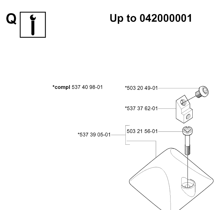 Service Updates Diagram and Parts List for 338XPT 20060100001-20063600000 Husqvarna Chainsaw