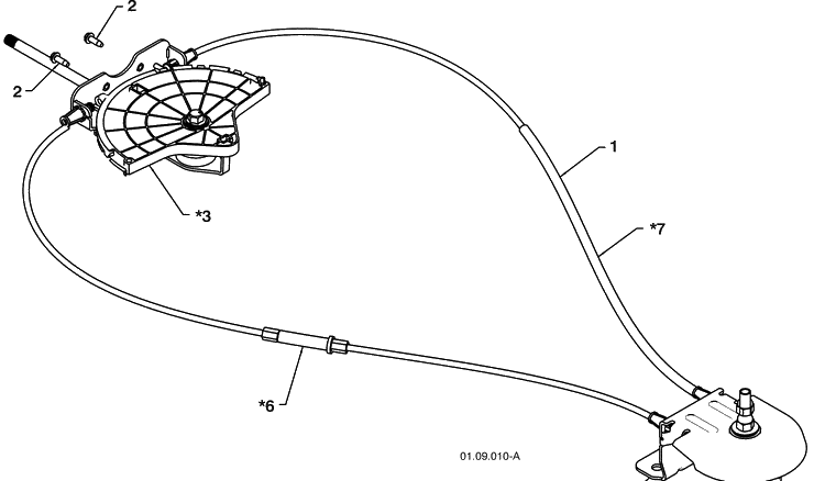 Control Panel / Discharge - B Diagram and Parts List for 12524SB (96193004600)(2009-06) Husqvarna Snow Blower