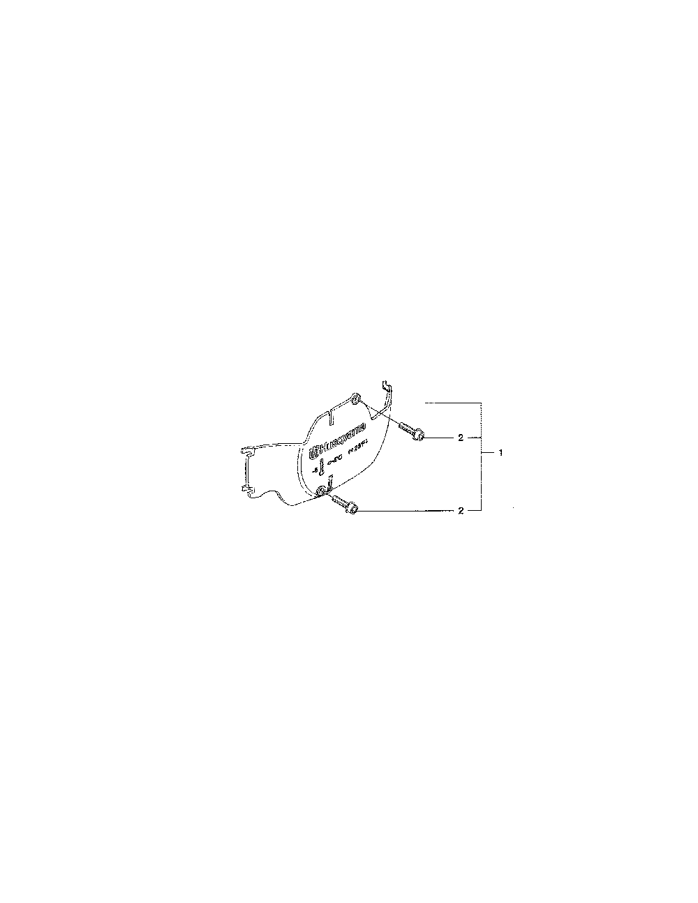 Winter kit Diagram and Parts List for 967166101  Husqvarna Chainsaw