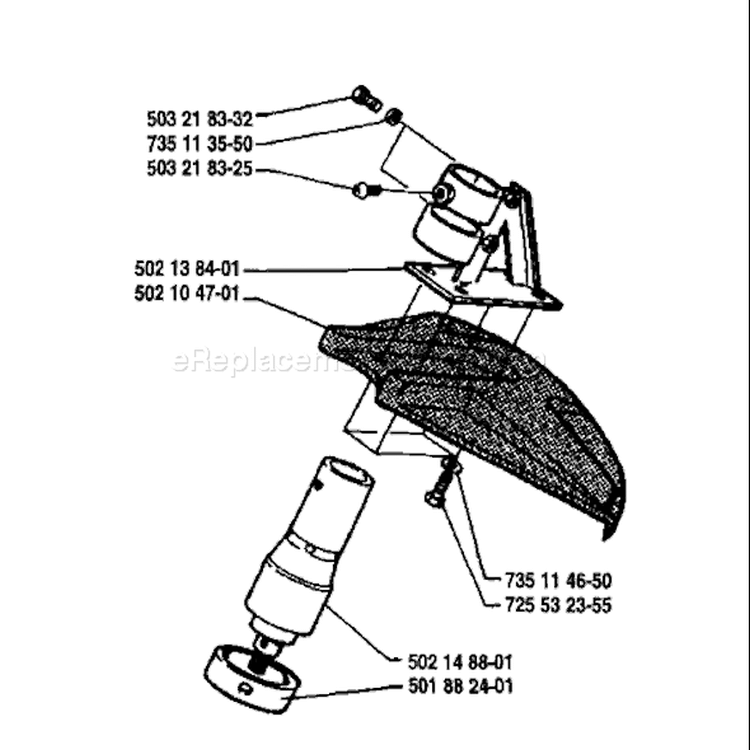 Page I Diagram and Parts List for 16R 16 R 1986-10 Husqvarna Trimmer