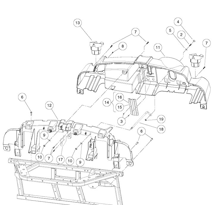 Dash Diagram and Parts List for HUV4421GXP 2009 Husqvarna Lawn Tractor