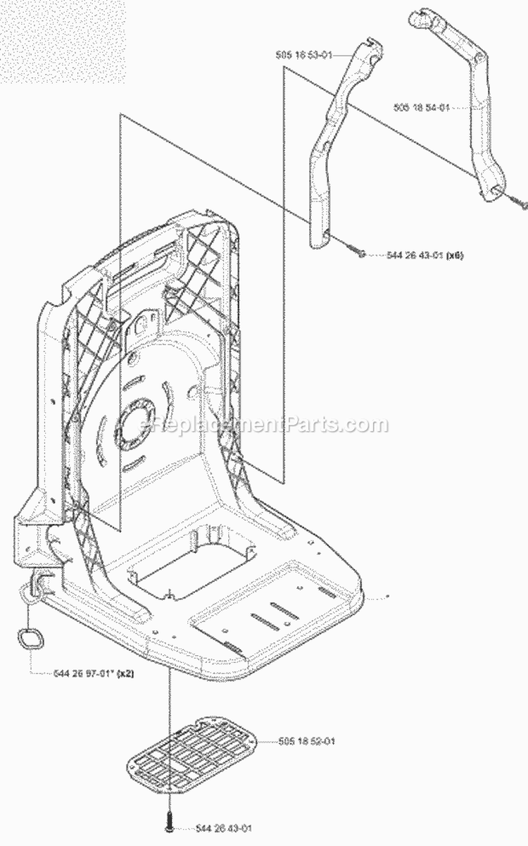 Page I Diagram and Parts List for 180BT 2008-02 Husqvarna Leaf Blower / Vacuum