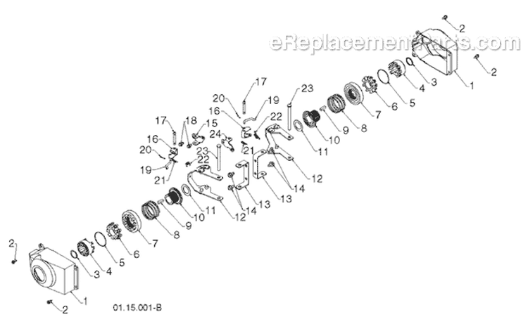 Page AF Diagram and Parts List for 1827EXLT 96193007700 -2011-08 Husqvarna Snow Blower