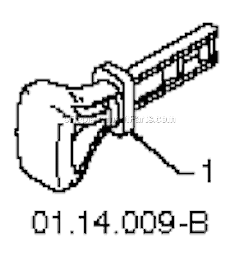 Page G Diagram and Parts List for 1827EXLT 96193007700 -2011-08 Husqvarna Snow Blower