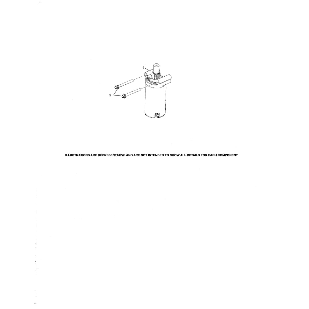 Engine >> Starter Diagram and Parts List for 96043020300  Husqvarna Lawn Tractor