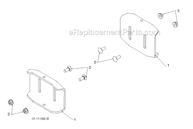 Page L Diagram and Parts List for 1830EXLT 96193007800 -2011-07 Husqvarna Snow Blower