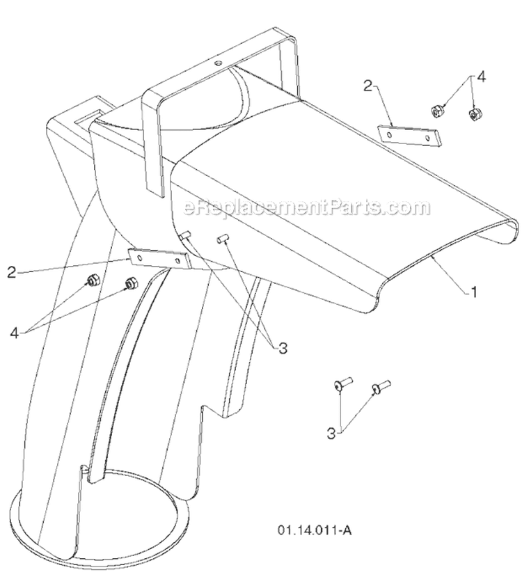 Page R Diagram and Parts List for 1830EXLT 96193007800 -2011-07 Husqvarna Snow Blower