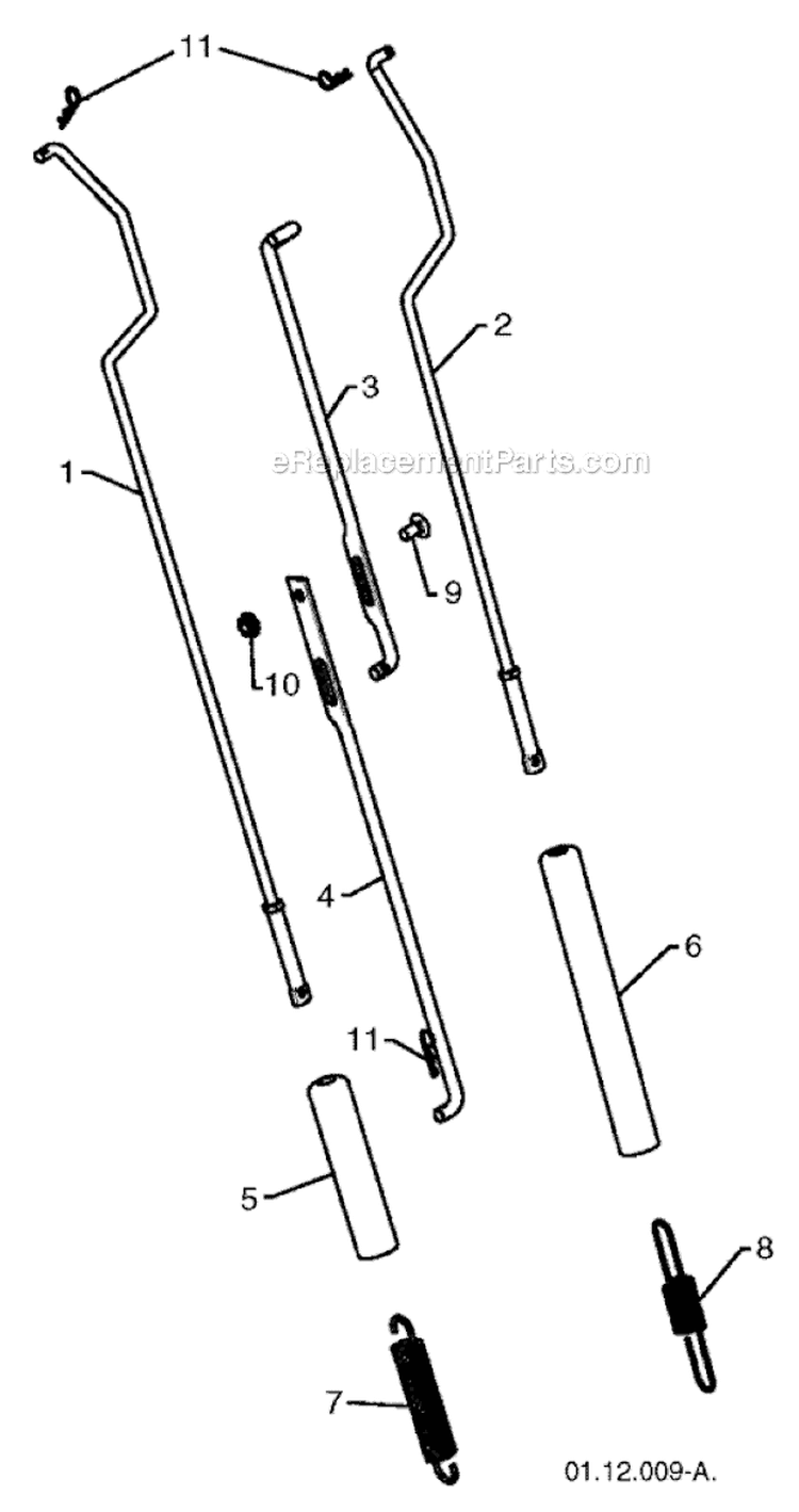 Page AA Diagram and Parts List for 1830EXLT 96193007800 -2011-07 Husqvarna Snow Blower
