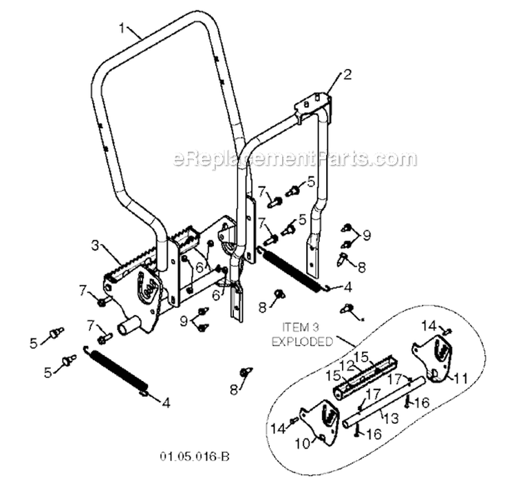 Page AC Diagram and Parts List for 1830EXLT 96193007800 -2011-07 Husqvarna Snow Blower