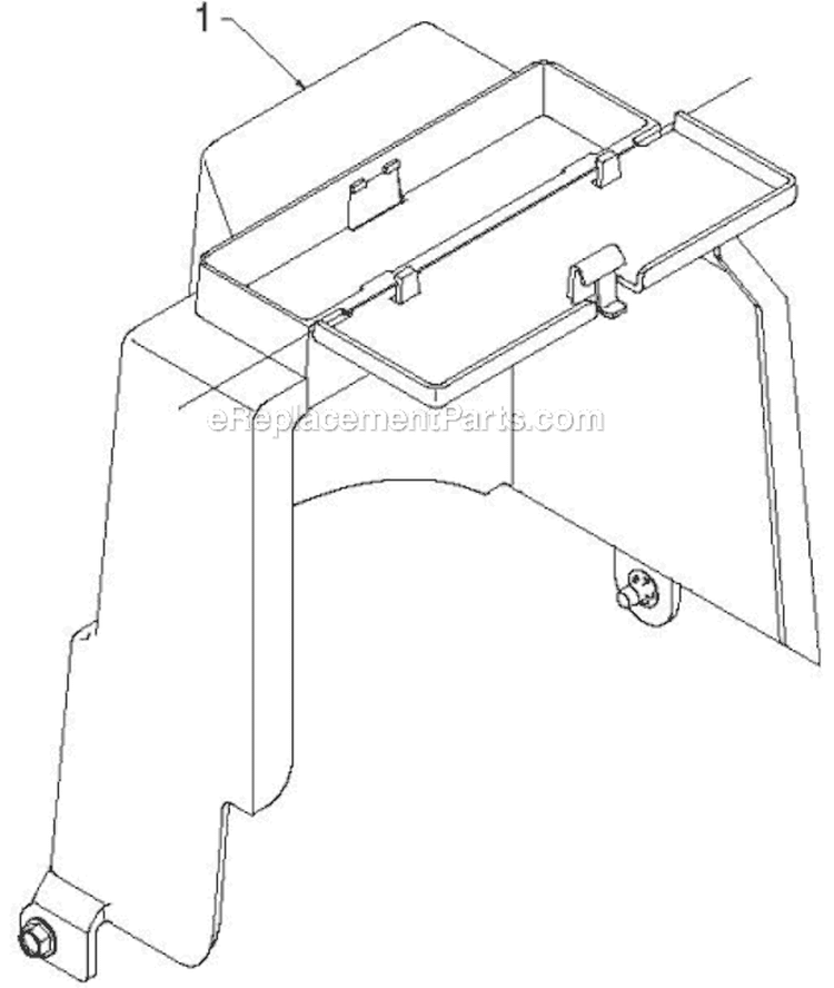 Chassis Engine Pulleys Diagram and Parts List for 1830EXLT 96193007801 - 2012-07 Husqvarna Snow Blower
