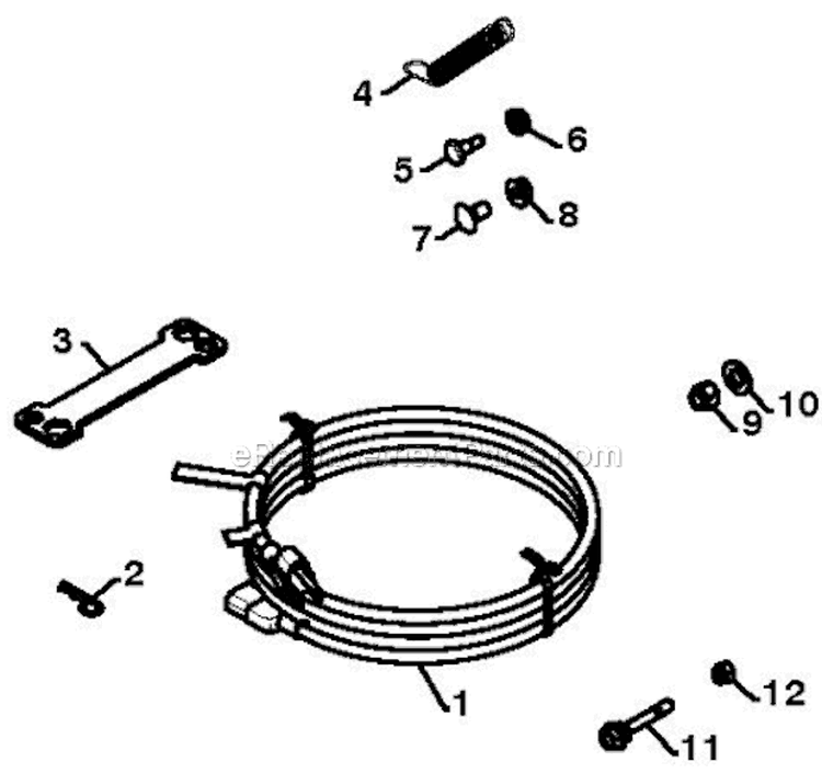 Accessories Diagram and Parts List for 1830EXLT 96193007801 - 2012-07 Husqvarna Snow Blower