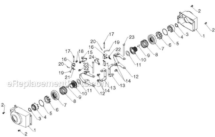 Wheels Tires Diagram and Parts List for 1830EXLT 96193007802 - 2012-06 Husqvarna Snow Blower