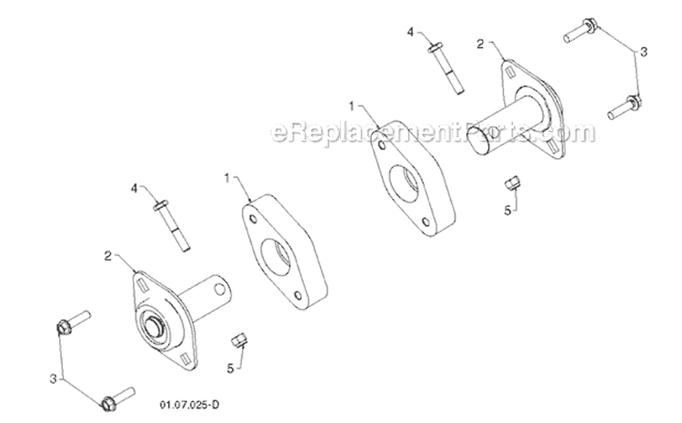 Page J Diagram and Parts List for 1830EXL 96193007600 -2011-06 Husqvarna Snow Blower