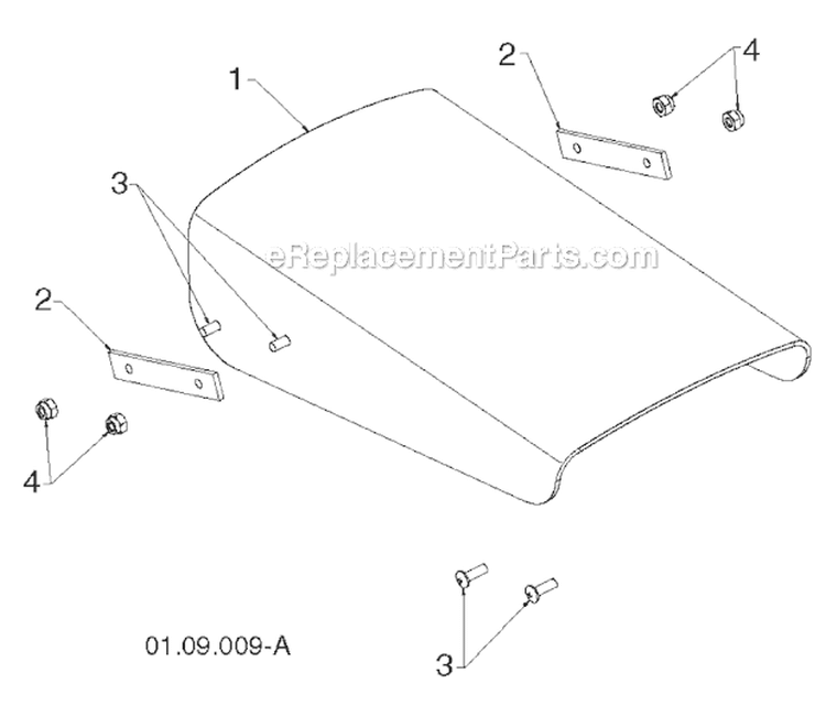 Page T Diagram and Parts List for 1830EXL 96193007600 -2011-06 Husqvarna Snow Blower