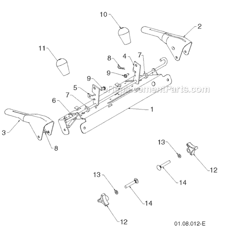 Page AB Diagram and Parts List for 1830EXL 96193007600 -2011-06 Husqvarna Snow Blower