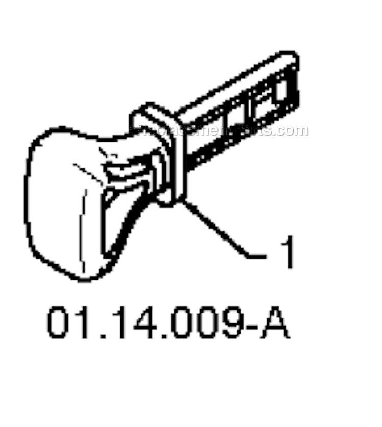 Accessories Diagram and Parts List for 1830HV 96193005400 -2010-05 Husqvarna Snow Blower
