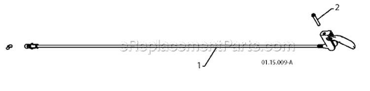 Page M Diagram and Parts List for 1830HV 96193005400 -2010-05 Husqvarna Snow Blower