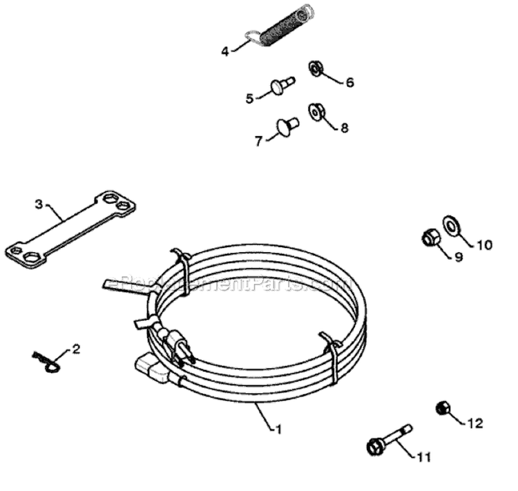Page B Diagram and Parts List for 1830HV 96193005400 -2010-05 Husqvarna Snow Blower