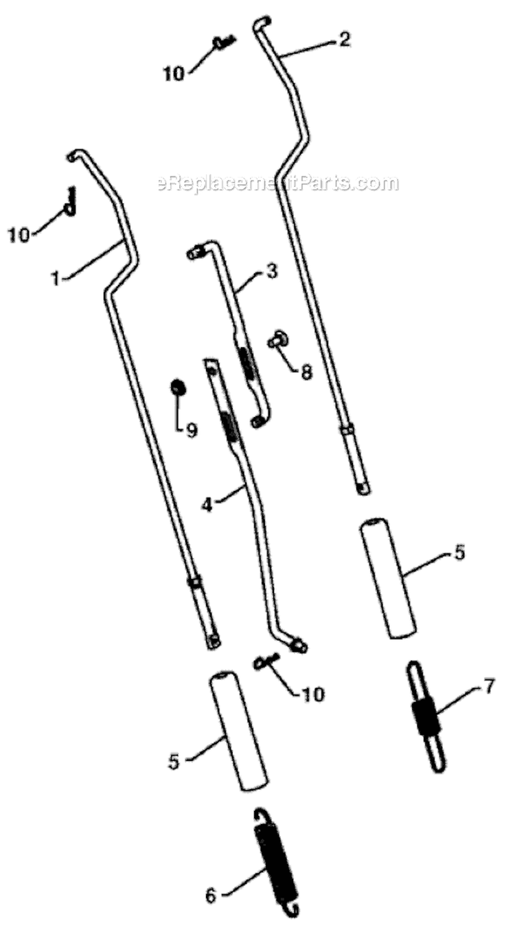 Page W Diagram and Parts List for 1830HV 96193005400 -2010-05 Husqvarna Snow Blower