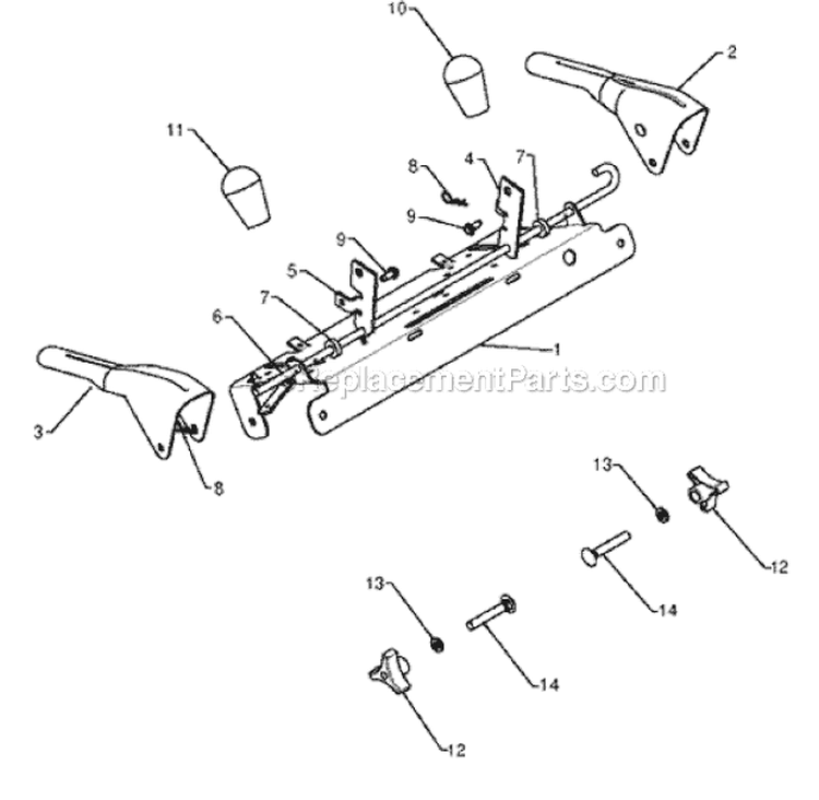 Page Z Diagram and Parts List for 1830HV 96193005400 -2010-05 Husqvarna Snow Blower