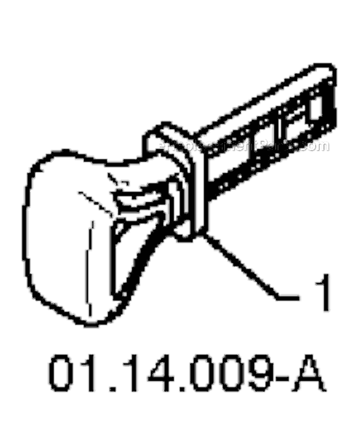 Accessories Diagram and Parts List for 1830HV 96193005401 -2010-08 Husqvarna Snow Blower