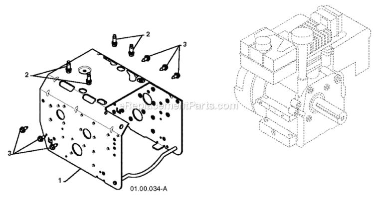 Chassis, Engine And Pulleys Diagram and Parts List for 1830HV 96193005401 -2010-08 Husqvarna Snow Blower