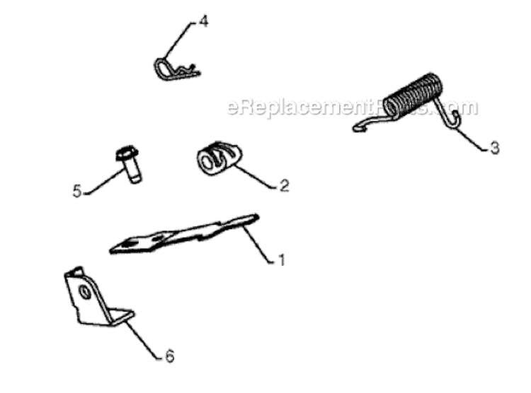 Handle Diagram and Parts List for 1830HV 96193005401 -2010-08 Husqvarna Snow Blower