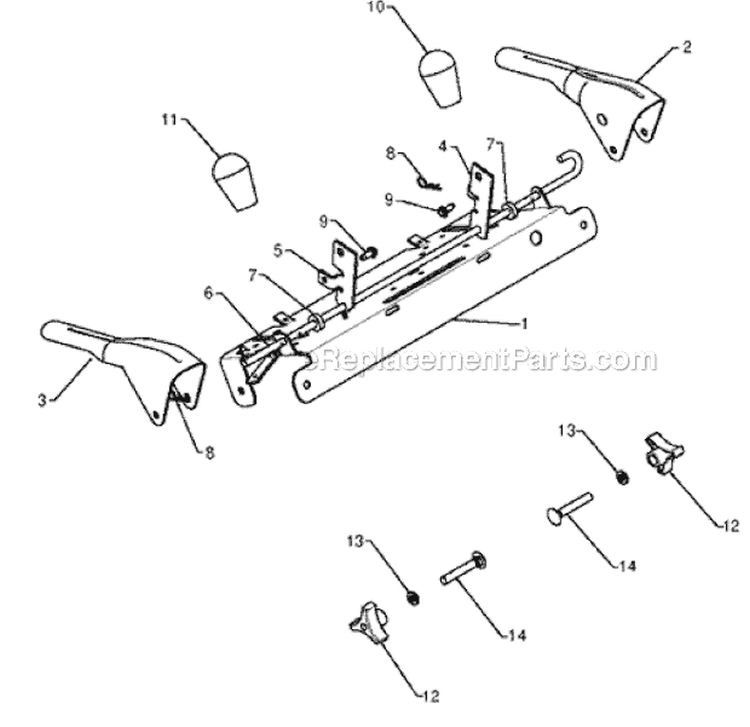 Page X Diagram and Parts List for 1830HV 96193005401 -2010-08 Husqvarna Snow Blower
