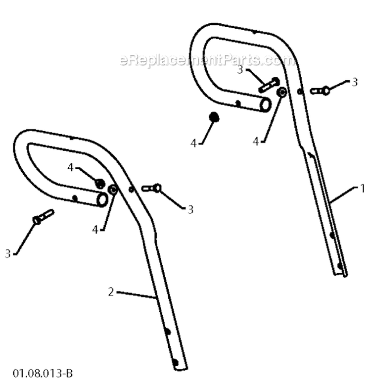 Page Y Diagram and Parts List for 1830HV 96193005401 -2010-08 Husqvarna Snow Blower