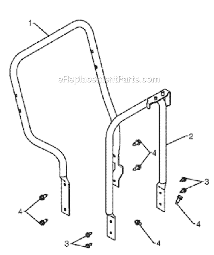 Page Z Diagram and Parts List for 1830HV 96193005401 -2010-08 Husqvarna Snow Blower