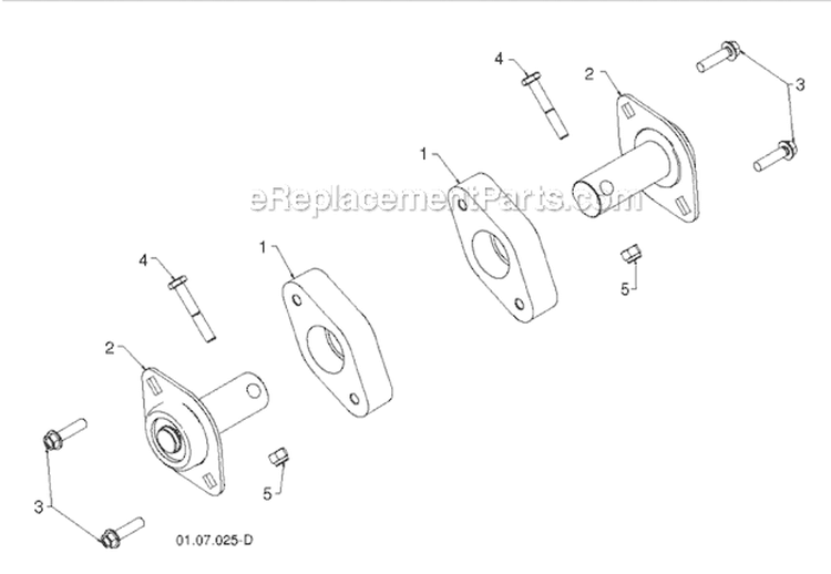Page K Diagram and Parts List for 1830HV 96193007300 -2011-06 Husqvarna Snow Blower