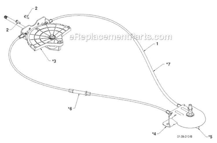 Page N Diagram and Parts List for 1830HV 96193007300 -2011-06 Husqvarna Snow Blower