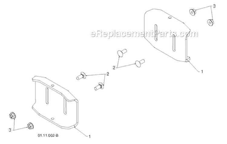 Page L Diagram and Parts List for 1830HV 96193007301 -2011-07 Husqvarna Snow Blower