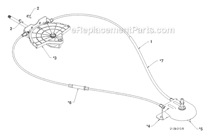 Page N Diagram and Parts List for 1830HV 96193007301 -2011-07 Husqvarna Snow Blower