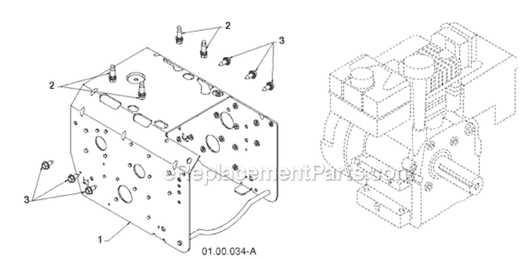 Page B Diagram and Parts List for 1830HV 96193007301 -2011-07 Husqvarna Snow Blower