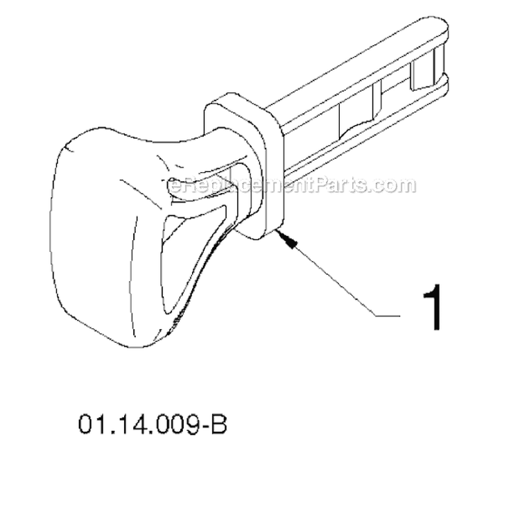 Page F Diagram and Parts List for 1830HV 96193007301 -2011-07 Husqvarna Snow Blower