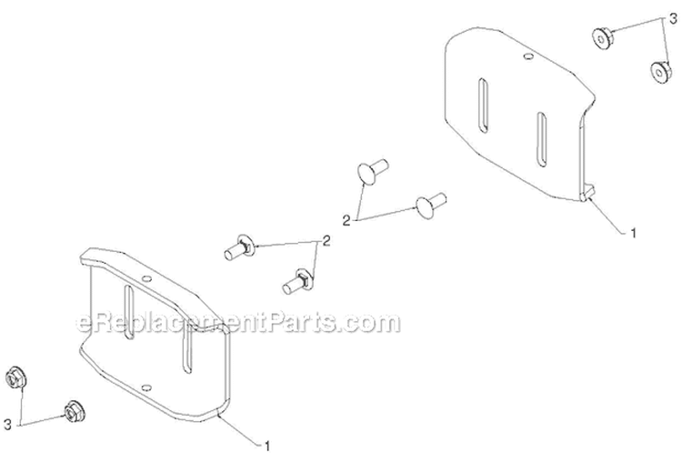 Auger Housing Impeller Diagram and Parts List for 1830HV 96193007303 - 2012-06 Husqvarna Snow Blower