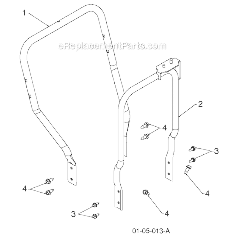 Page X Diagram and Parts List for 1830HV 96193008100 -2011-07 Husqvarna Snow Blower