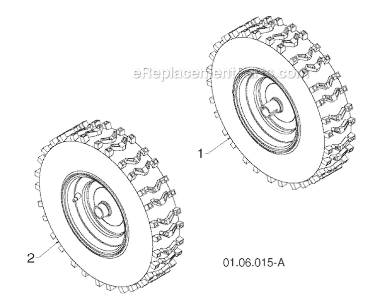 Page AB Diagram and Parts List for 1830HV 96193008100 -2011-07 Husqvarna Snow Blower