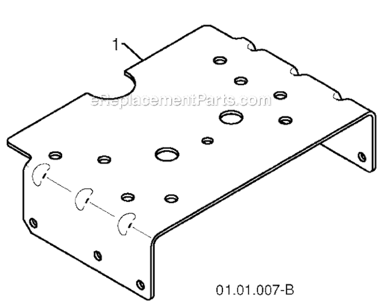 Page C Diagram and Parts List for 1830HV 96193008100 -2011-07 Husqvarna Snow Blower