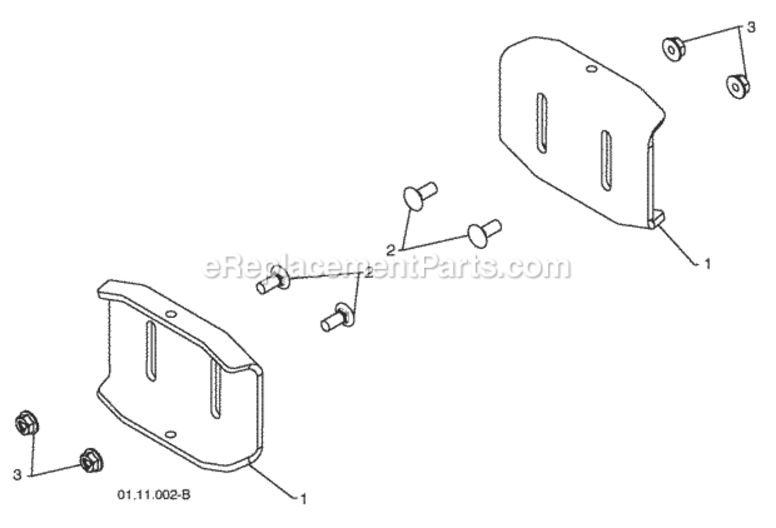 Auger_Housing__Impeller_Assembly Diagram and Parts List for 1830SB 2010-04 Husqvarna Snow Blower