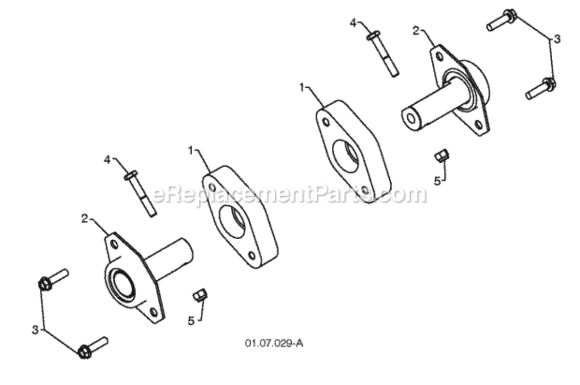 Page E Diagram and Parts List for 1830SB 2010-04 Husqvarna Snow Blower