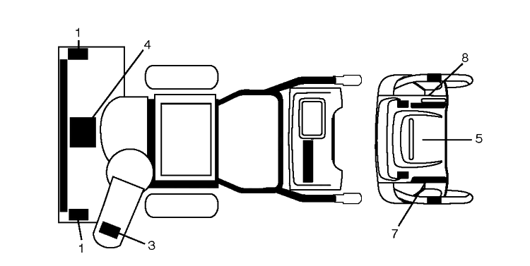 Decals Diagram and Parts List for 14527XLS (96193006101)(2010-08) Husqvarna Snow Blower