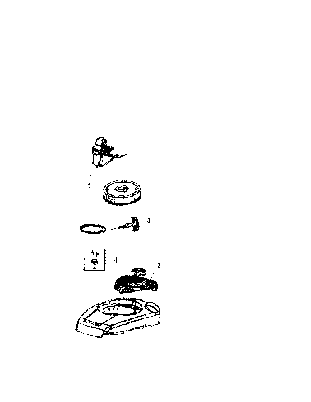 Starting system Diagram and Parts List for 91738451B  Husqvarna Lawn Mower