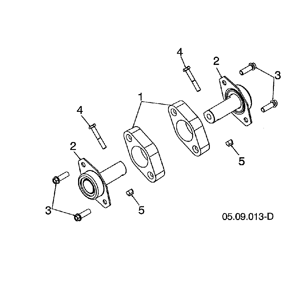 Auger ball bearing Diagram and Parts List for 96193009603  Husqvarna Snow Blower