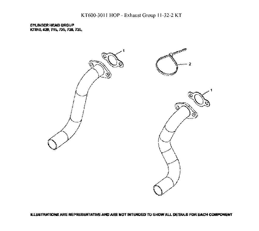 Exhaust Diagram and Parts List for 967924801-00  Husqvarna Lawn Mower